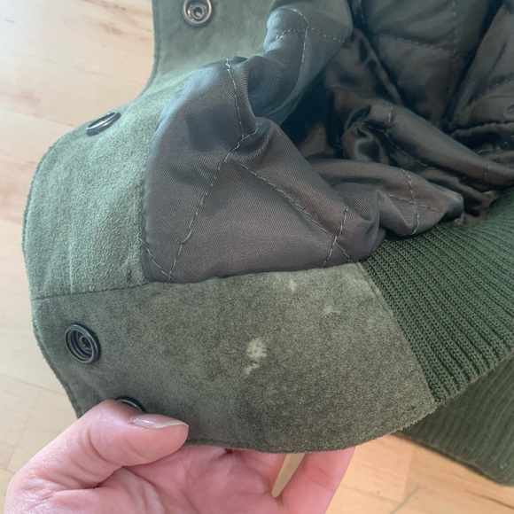 Allen Solly vintage leather bomber - Picture 4 of 4